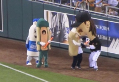 Teddy Roosevelt race at the All Star Game HR Derby