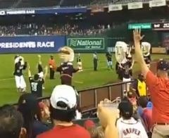 Teddy Roosevelt wins Nationals presidents race