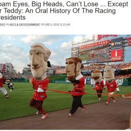 From DCist: An Oral History of the Nationals racing presidents, and a major first admission of conspiracy